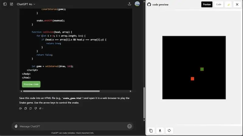 ChatGPT Code Preview｜AI编程预览工具-策里行间