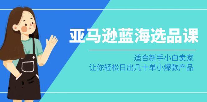 亚马逊-蓝海选品课：适合新手小白卖家，让你轻松日出几十单小爆款产品-策里行间