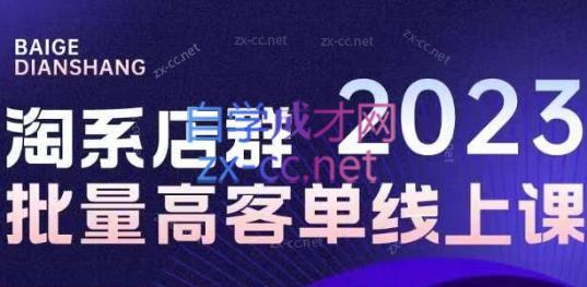 白戈电商·23年淘系批量高客单+24年全域电商矩阵-策里行间