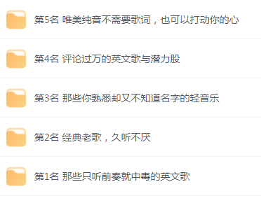 【无损音乐分享】网易云音乐收藏榜单前五名合集 精选好歌-策里行间