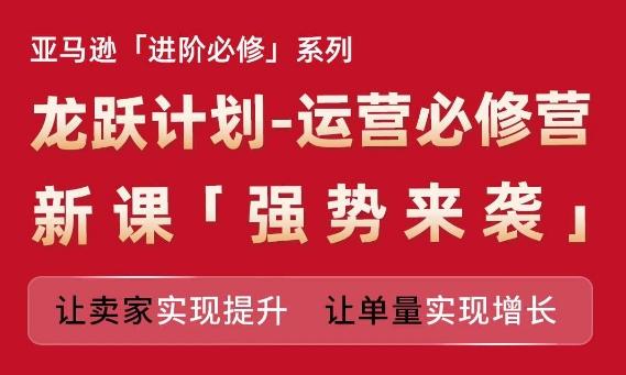 亚马逊进阶必修系列，龙跃计划-运营必修营新课，让卖家实现提升 让单量实现增长-策里行间
