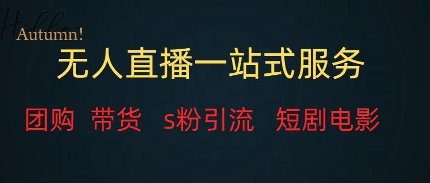 无人直播一站式服务（教程以及变现方式）-策里行间