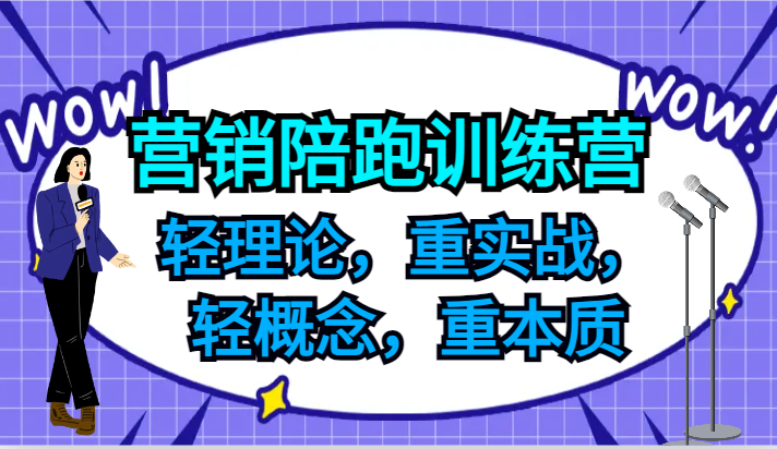 营销陪跑训练营，轻理论，重实战，轻概念，重本质，适合中小企业和初创企业的老板-策里行间