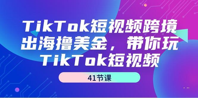 TikTok短视频跨境出海撸美金，带你玩TikTok短视频(41节课)-策里行间