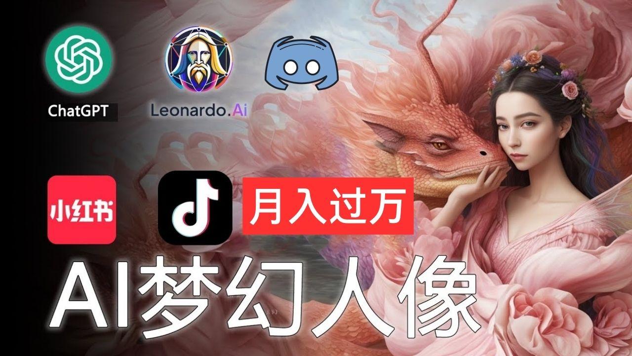 AI摄影梦幻人像：零基础也能月入过万的秘密-策里行间