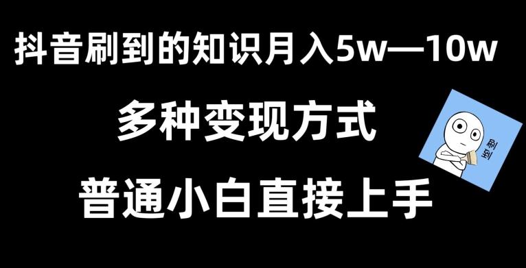 抖音刷到的知识，每天只需2小时，日入2000+，暴力变现，普通小白直接上手【揭秘】-策里行间