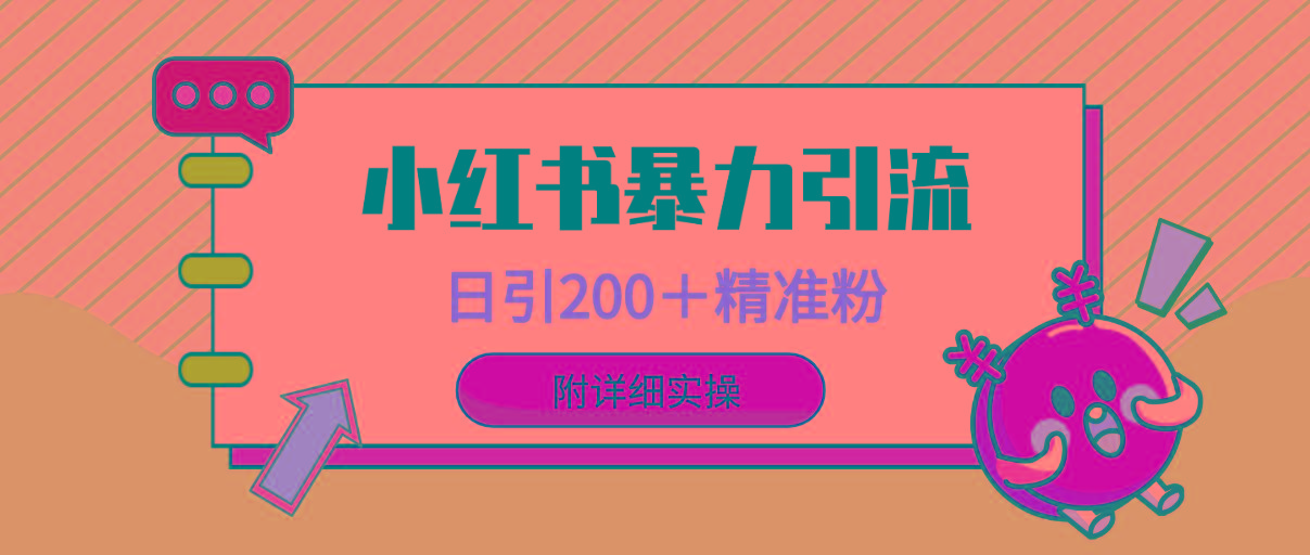 (9582期)小红书暴力引流大法，日引200＋精准粉，一键触达上万人，附详细实操-策里行间