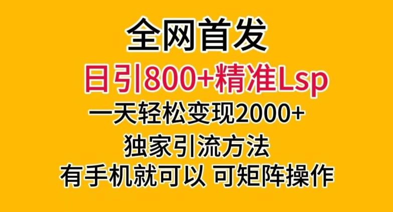 全网首发！日引800+精准老色批，一天变现2000+，独家引流方法，可矩阵操作【揭秘】-策里行间