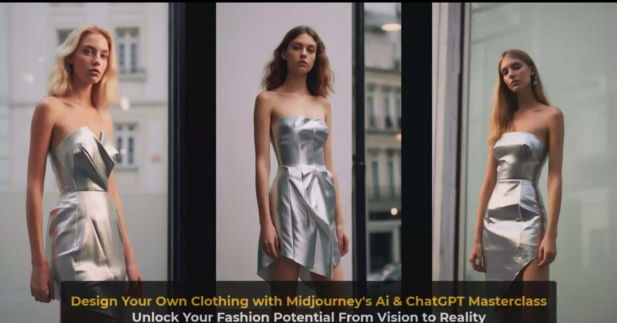 图片[8]-利用 Midjourneys Ai 人工智能设计自己的服装AI大师班-10节课-中英字幕-策里行间