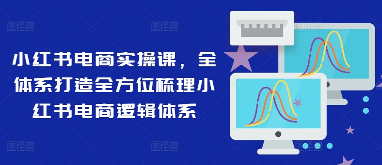 小红书电商实操课，全体系打造全方位梳理小红书电商逻辑体系-策里行间