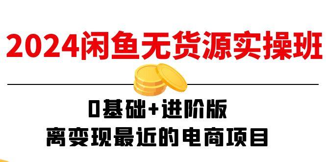 2024闲鱼-无货源实操班：0基础+进阶版，离变现最近的电商项目(15节-策里行间