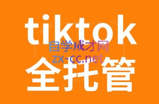 TikTok跨境电商全托管运营模式精品课-策里行间