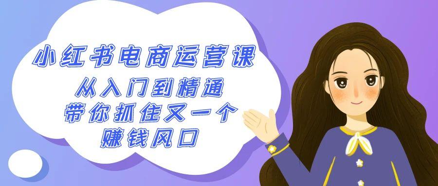 2024小红书-电商运营课，从入门到精通，带你抓住又一个赚钱风口(50节课)-策里行间