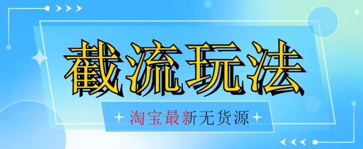 首发价值2980最新淘宝无货源不开车自然流超低成本截流玩法日入300+【揭秘】【1016更新】-策里行间