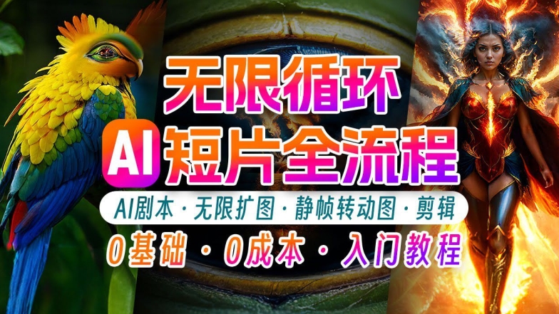 AI剪辑无限循环画面：新手轻松月入上万的秘技【揭秘】-策里行间