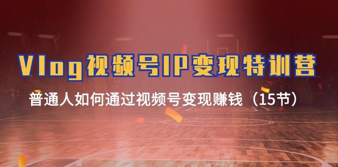 Vlog 视频号IP变现特训营，普通人如何通过视频号变现赚钱(15节-策里行间