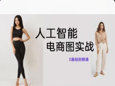 人工智能SD电商图实战，ai绘图0基础到精通-策里行间