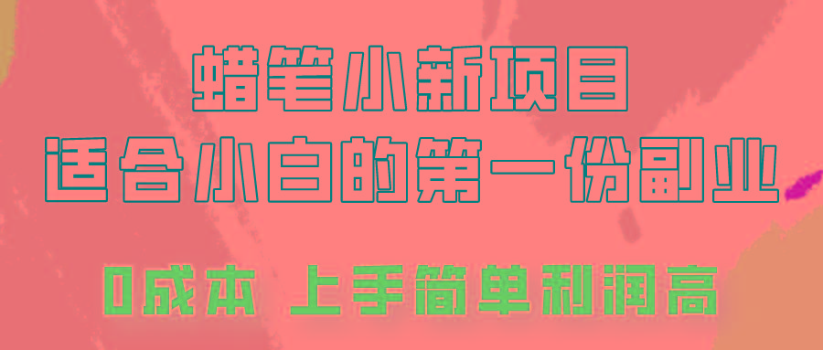 蜡笔小新项目拆解，0投入，0成本，小白一个月也能多赚3000+-策里行间