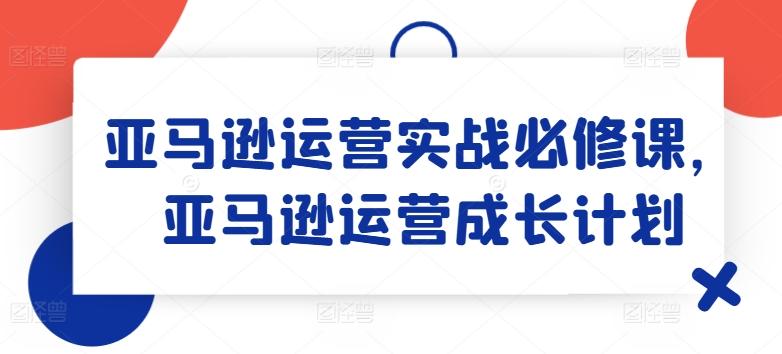 亚马逊运营实战必修课，亚马逊运营成长计划-策里行间