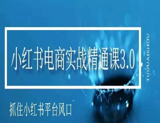 小红书电商实战精通课3.0，抓住小红书平台的风口，不错过有一个赚钱的机会-策里行间