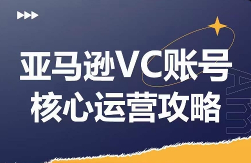 亚马逊VC账号核心玩法解析，实战经验拆解产品模块运营技巧，提升店铺GMV，有效提升运营利润-策里行间