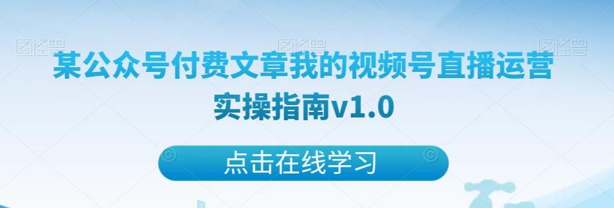 某公众号付费文章我的视频号直播运营实操指南v1.0-策里行间