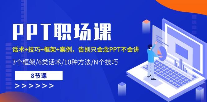 PPT职场课：话术+技巧+框架+案例，告别只会念PPT不会讲(8节课)-策里行间
