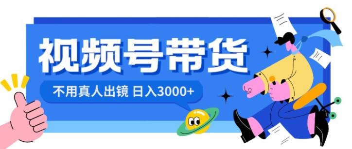 视频号带货，日入3000+，不用真人出镜-策里行间