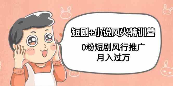 小说+短剧风火特训营，0粉短剧小说风行推广，实现月入过万-策里行间